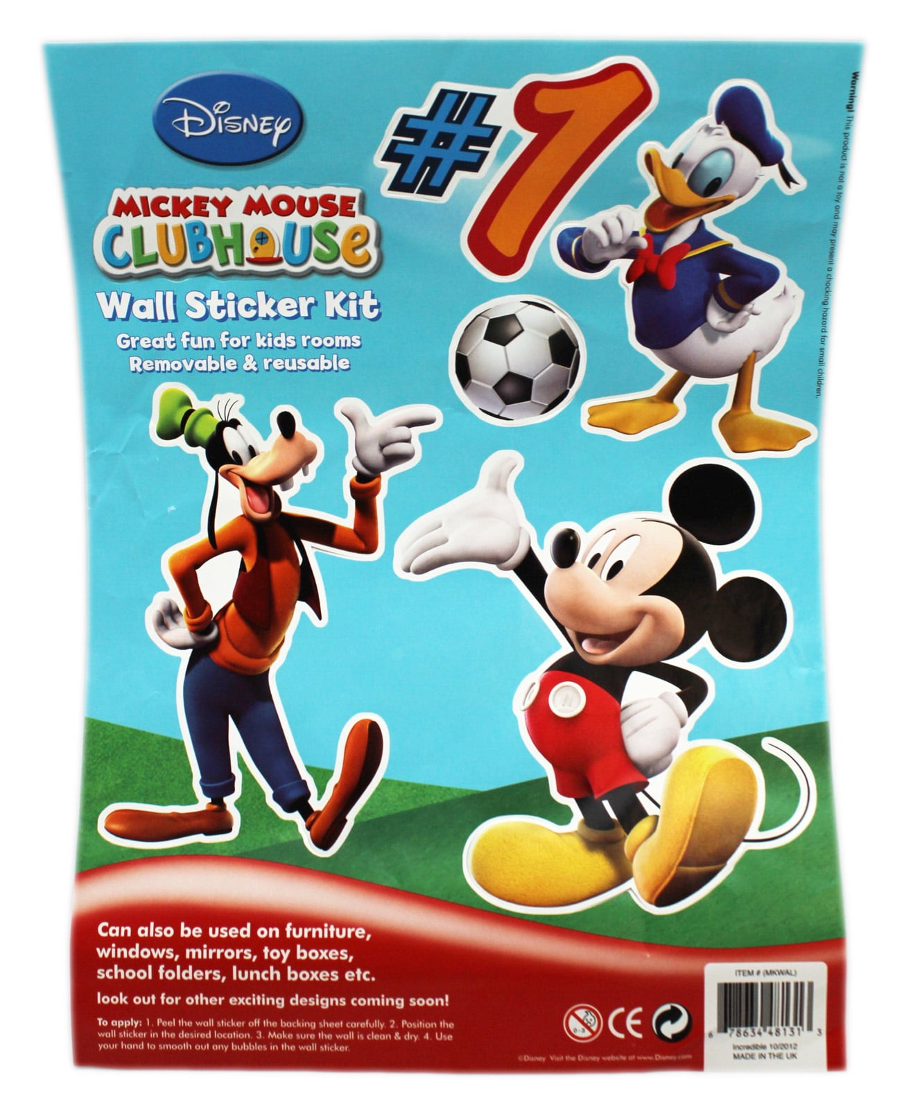 Mickey Mouse Clubhouse Mickey and Friends Large Wall Stickers