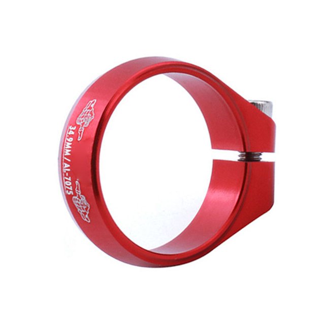 Eigraketly Clip de soporte para tija de sillín de aleación de aluminio para bicicleta de montaña, piñón fijo para bicicleta de montaña, Ciclismo Rojo
