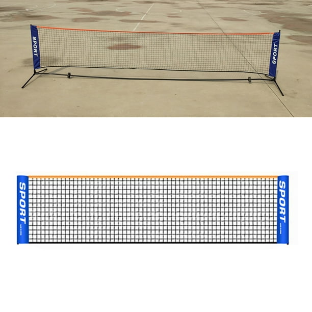HEVIRGO Filet de Badminton Plus Épais Pliable Facile Installation Nylon  Sport Tennis Net pour l'Extérieur 