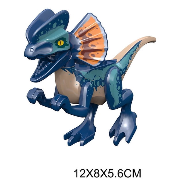 Dinosaur World Building Blocks Set, Large Dinosaur Figures T-Rex Velociraptor Triceratops, DIY Assembled Educational Construction Toy, STEM Learning Building Kit Gift for Kids Boys Girls