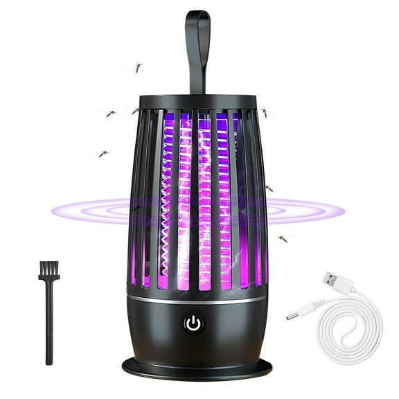 iMounTEK Bug Zapper for Indoor Outdoor, Rechargeable Mosquito Zapper with 3000V High Powered for Mosquitoes, Flies, Moths
