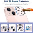 thumbnail image 4 of Glass Screen Protector for iPhone13,iPhone 13 Pro,iPhone 13 Pro Max Camera Lens Protector, Full Screen Tempered Glass Film, HD - Bubble Free - Scratch Resistant, 4 of 9