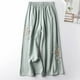 thumbnail image 5 of WILLBEST Pantalones Casuales Para Mujer, Culottes de Mujer, Pantalones de Pierna Ancha de Mezcla de Lino, Pantalones Palazzo Casuales Con Cintura Elástica y Bolsillos, Capri Para Un Uso Diario Cómodo., 5 of 8