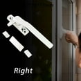 thumbnail image 2 of Casement Locking Handle Window Locking Handle White Replacement Window Hardware Casement Window Lock Handles For Home Decoration Restaurant Right, 2 of 8