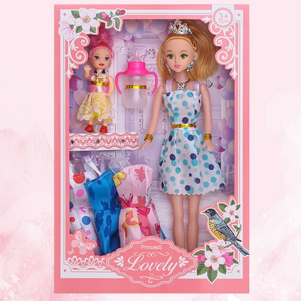 Ensemble de Poupee Barbie avec Vetements et Peigne Poupee d Action Remplacable Princesse Jouer Maison Jointe Jouet Kit pour Fille Enfants Nouveau Walmart
