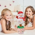 thumbnail image 2 of Juguete de cactus navideño que baila, muñeco de nieve de peluche que habla, juguete musical para bebés, muñeco de nieve que canta, imita y habla, juguete de cactus para niños y niñas, 2 of 6