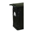 thumbnail image 2 of Premier Janitor Cart, 2 Shelves, Plastic, 18.25 x 44.5 x 38, Black, 2 of 4