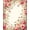 Ivory, Pattern 1, variant on ODIKA 4'x6' Machine Washable Non-Slip Area Rug, Vibrant Botanical Bloom with Rose Accents and Multicolor Floral Motifs High Traffic Rug, Ivory, 61726
