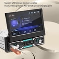 thumbnail image 5 of 7 Inch Car MP5 AM/FM Radio Retractable Touch Screen MP5 Player B-luetooth Wireless C-arplay A-ndroid Auto Electric Accessary by YFind, 5 of 9