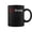 Black, variant on Grady Red Cross White Text Coffee Mugs