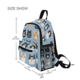 thumbnail image 3 of FORMRS School Backpack with Front Zippered Pocket 12" Student Travel Daypack, Cartoon Cute Cat, 3 of 6