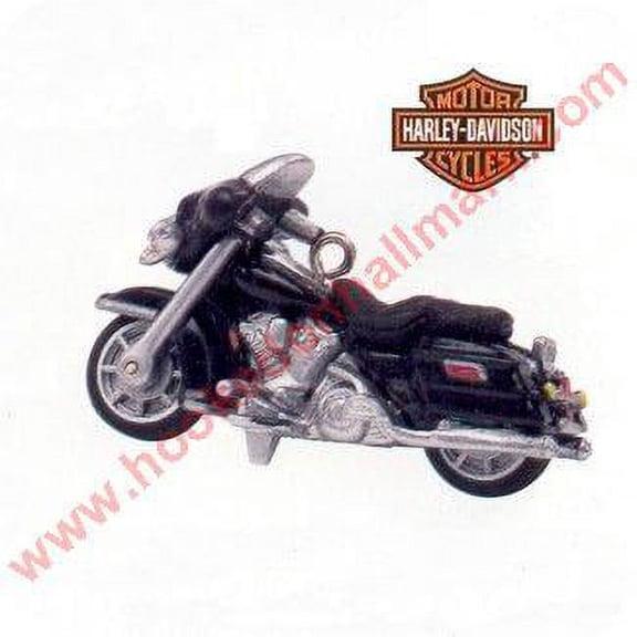 1999 Harley Davidson Electra Glide Motorcycle Miniature Collectors Series Christmas Ornament