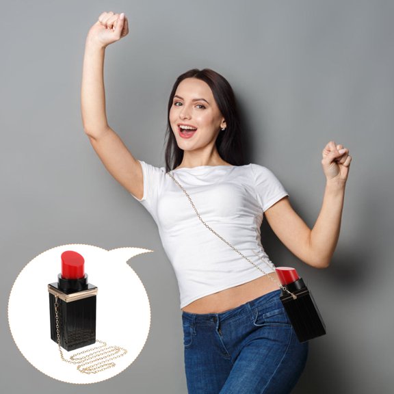 OUNONA  Handbags for Women Lipstick Shaped Purse Storage Banquet Women's