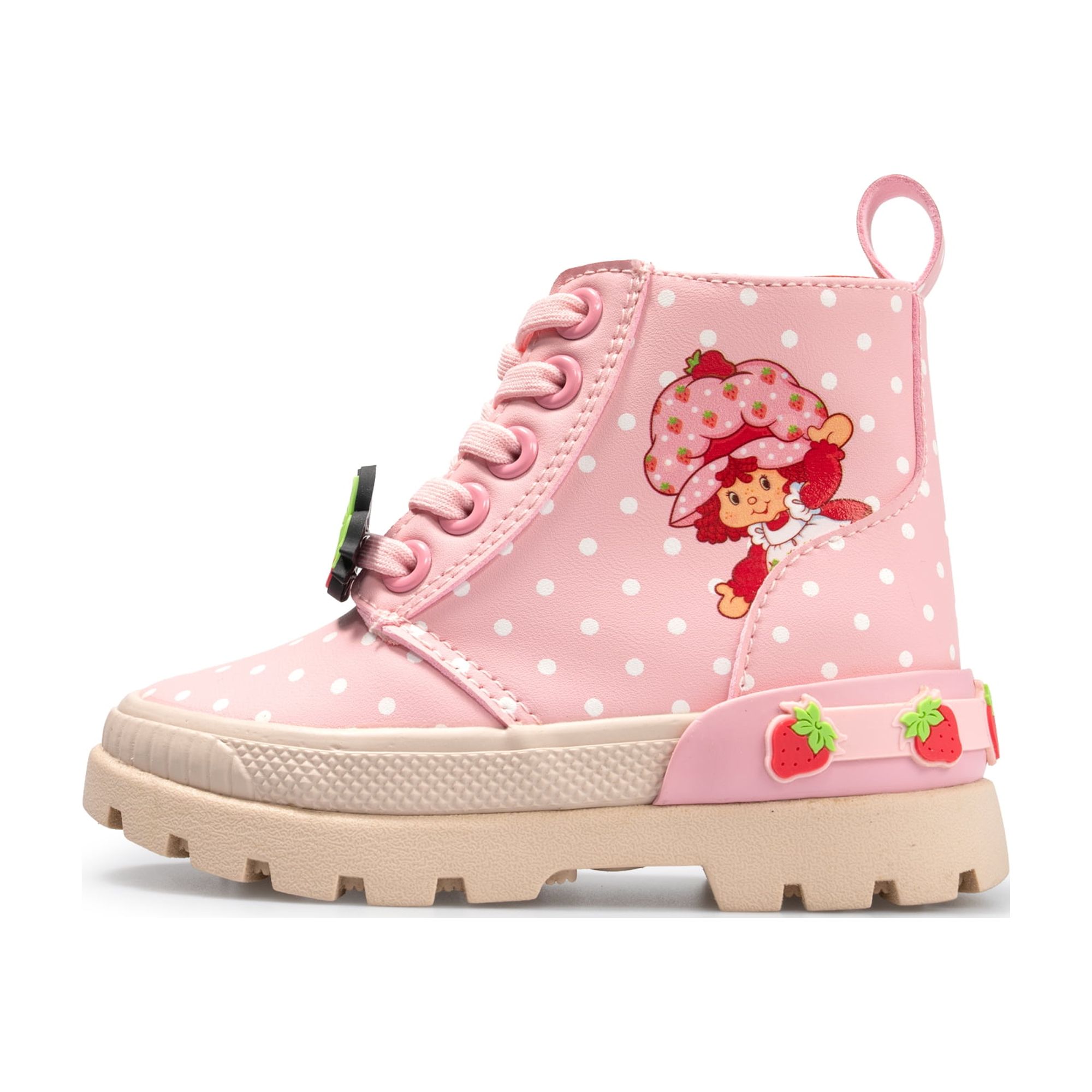 Strawberry Shortcake Toddler Girls Combat Boots