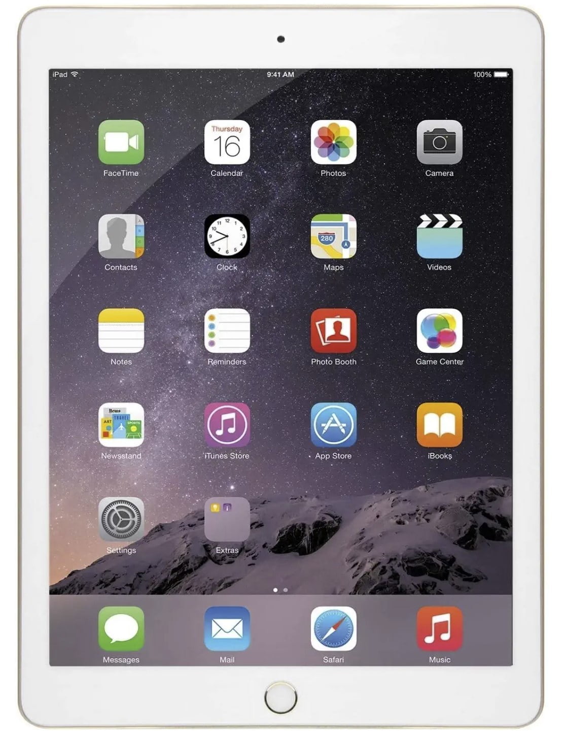 Restored Apple iPad Air 2 16GB Gold Wi-Fi 3A141LL/A (Refurbished