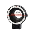 thumbnail image 3 of NATEFEMIN Lens Converter Ring EF-EOS M Lens Mount Adapter for Canon EF to EOS M Focus Mount, 3 of 8