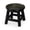 Espresso, variant on Wooden carved decorative stool | Can be used as ottoman or seat | Constructed with sturdy material | Multiple finishes to choose