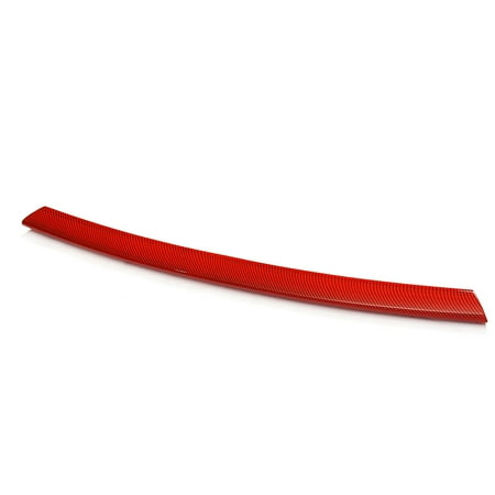 Toyota Camry Front Reinforcement Bumper - For 2018 2019 Toyota Camry Red Carbon Fiber Style Front Bumper Protector Cover