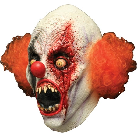 Creepy Clown Latex Mask Adult Halloween Accessory