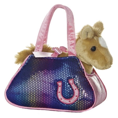 Aurora - Small Purple Fancy Pals - 7 Betsey Bling - Fashionable Stuffed Animal