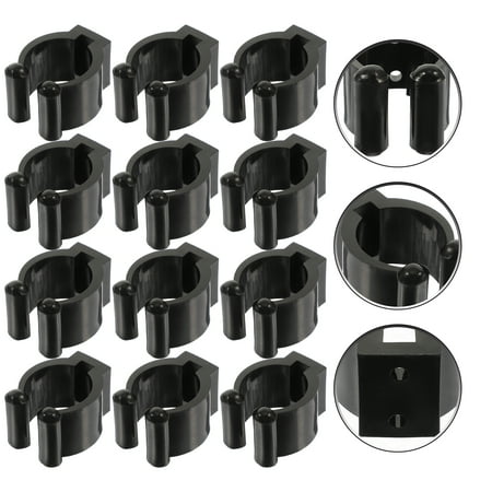 12Pcs Large Pole Storage Racks Plastic Club Clips Fishing Tools Fishing Rod Holders