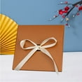 thumbnail image 3 of Nvzi Paper Envelope Gift Bags with Ribbon Bowknot Holiday Envelope Party Gift Card Packaging Bag Wedding Presents Box for Mother's Day 9.4*7inch（Dark Brown）, 3 of 4