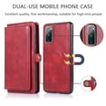 thumbnail image 5 of Galaxy S20 FE 5G Case, Allytech Multi-Function 2-in-1 Detachable Back Cover Multiple Credit Cards Holder and Cash Pocket Folio Flip Stand Wallet Purse Case for Samsung Galaxy S20 FE 6.5-Inch, Red, 5 of 8