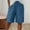 Sky Blue, variant on PWPSG Women’s Dusty-Pink Side-Button Beach Shorts, DUnrefinedstring Waist & Thin Washed-Crinkle Cut for Tropical Island Leisure Vacations Purple S