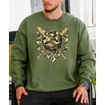 thumbnail image 3 of Camo Baseball Sweatshirt for Men Women & Kids Baseball or Softball Game Day Pullover Army Green Sweatshirt Adult Medium, 3 of 7