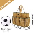 thumbnail image 2 of Bolsa para herramientas Kaaltisy Heavy Duty, de lona encerada, 473 ml, color caqui, 2 of 7