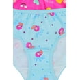 thumbnail image 5 of ToBeInStyle Girl's Pack of 6 Bright Pastel Cotton Bikini Brief Panties w/ Prints - Medium, 5 of 6