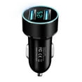 thumbnail image 1 of Cusimax Car Charger 5V 3.1A, Dual USB Ports, LED Display, Fast Charging, Universal for 12V/24V, Safe & Durable, 1 of 1