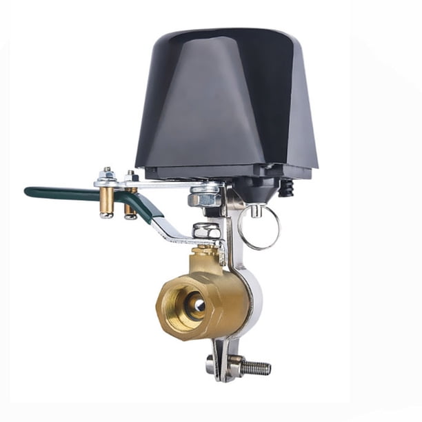 Matsuzay Controlador de válvula inteligente Tuya Wifi/Zigbee con enchufe europeo para tubería de y agua, apagado automático, Compatible con el Electrodomésticos Matsuzay HA005605-00B