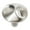 Satin, variant on Hickory Hardware Surge Collection Knob, 1-1/4" Dia. - Satin Nickel