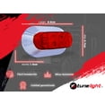 thumbnail image 2 of Jgo de 2 Plafones Laterales TUNELIGHT-RENOVATIO 6 LEDS Rojos Ovalados, 2 of 7