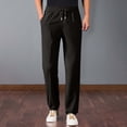 thumbnail image 4 of Zszcpp Men'S Casual Pants Unisex Stretch Quick Drying Elastic Waist Drawstring Ice Silk Trousers Casual Trouser, 4 of 5