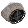 thumbnail image 2 of Bowery Hill Coastal Driftwood Gray Finish Wicker Patio 3-Pack, 2 of 11