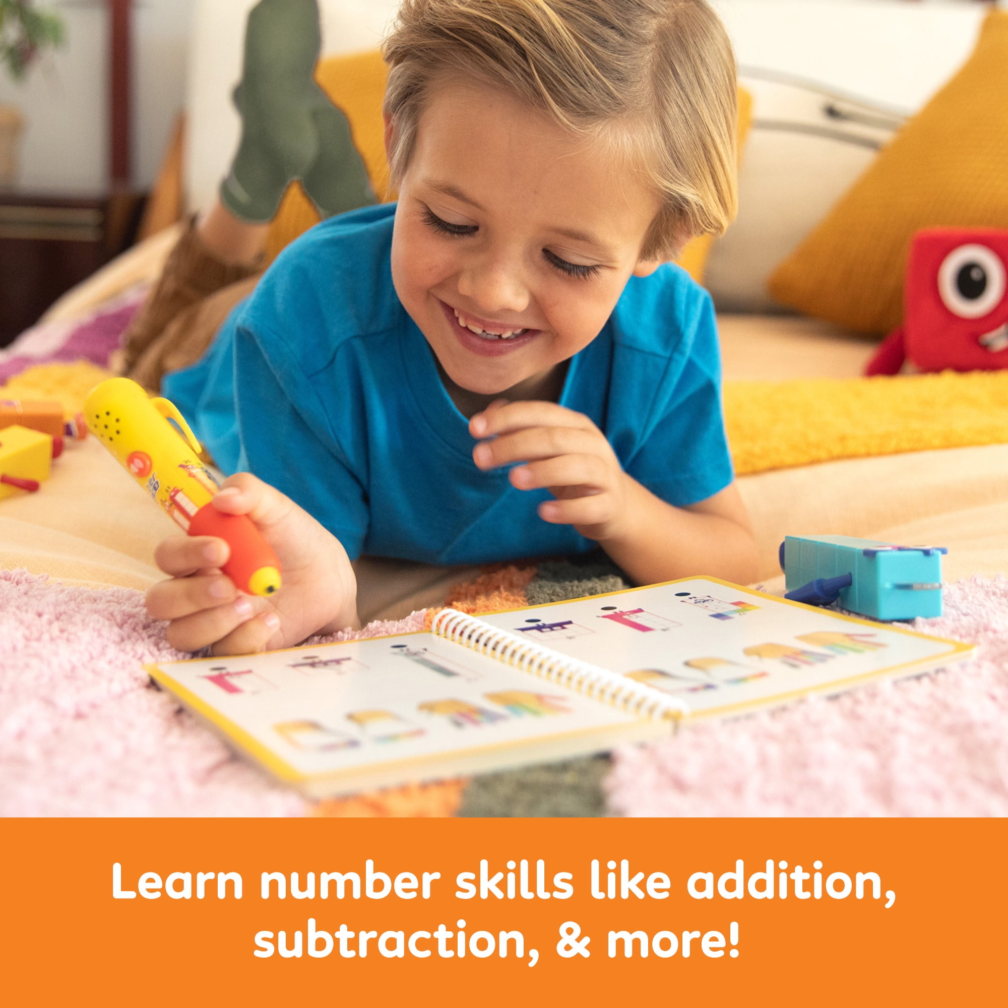 Educational Insights Hot Dots Numberblocks Workbook & Pen Numbers 11-20, 60+ Activities, Ages 5+
