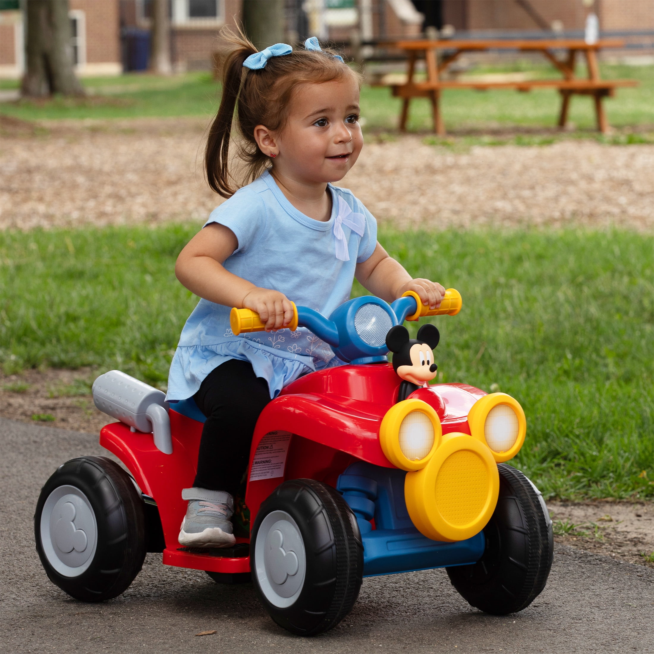 Mickey Mouse Quad 6V Ride On - 3 MPH Max Speed - Walmart.com