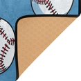 thumbnail image 3 of Yayeee Area Rugs for Living Room 5.2'x4' Indoor Non Slip Washable Bedroom Carpet, Baseballs Pattern, 3 of 5