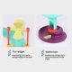 thumbnail image 5 of Juego De Bloques De Pista, Juguete De Bola Orbital Ecológico, Juego De Carrera Orbital De Mármol, Juego De Laberinto De Mármol Colorido Para Niños Mayores De 10 Meses Kearding FN002353-00, 5 of 6