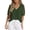 Army Green, variant on PRETTYGARDEN Womens Tops Dressy Casual Puff Sleeve Chiffon Blouses V Neck Business Work Shirts Summer Fashion Clothing