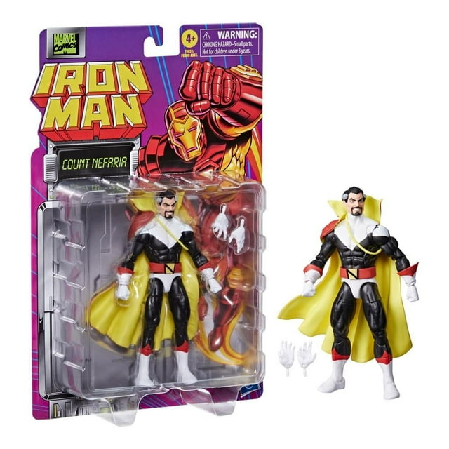 Figura de Acción Hasbro Marvel Iron man legends Nefaria 6 pulgadas