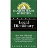 Random House Webster's Pocket Legal Dictionary 9780679764359