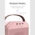thumbnail image 4 of Mistaha Portable Wireless Karaoke Speaker with Colorful Light Effects and Dual Microphone Functionality - P3 White Home KTV System, 4 of 6