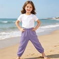 thumbnail image 4 of Bixock Boys High Waist Sweatpants with Side Pockets Kids Solid Color Loose Casual Joggers Comfortable Workout Activewear Boys Clothings Size 6-7Years, 4 of 6