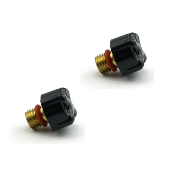WeldingCity 2-pk Back Cap 41V33 (Short) for TIG Welding Torch 9, 20 and 25 Series (Pack of 2)