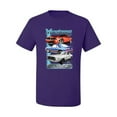 thumbnail image 2 of Wild Bobby, Mustang Ford Classics Cars and Trucks Men Graphic Tee, Purple, 5X-Large, 2 of 6