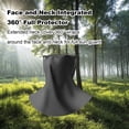thumbnail image 5 of Xirurus Riding Face Mask Sun Guard Neck Gaiter UPF50+ Lightweight Breathable for Men Women Summer Black Ultimate Cycling Neck Protector and UV Shielding Gear for Outdoor Activities, 5 of 9