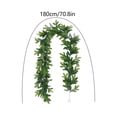 thumbnail image 3 of Ltvvegg 6 ft Faux Snow Pine Christmas Garland, Realistic Snow Pine Artificial Hanging Garland for Wedding Backdrop Arch Christmas Wall Mantel Fireplace Holiday Party Decorations, 3 of 6